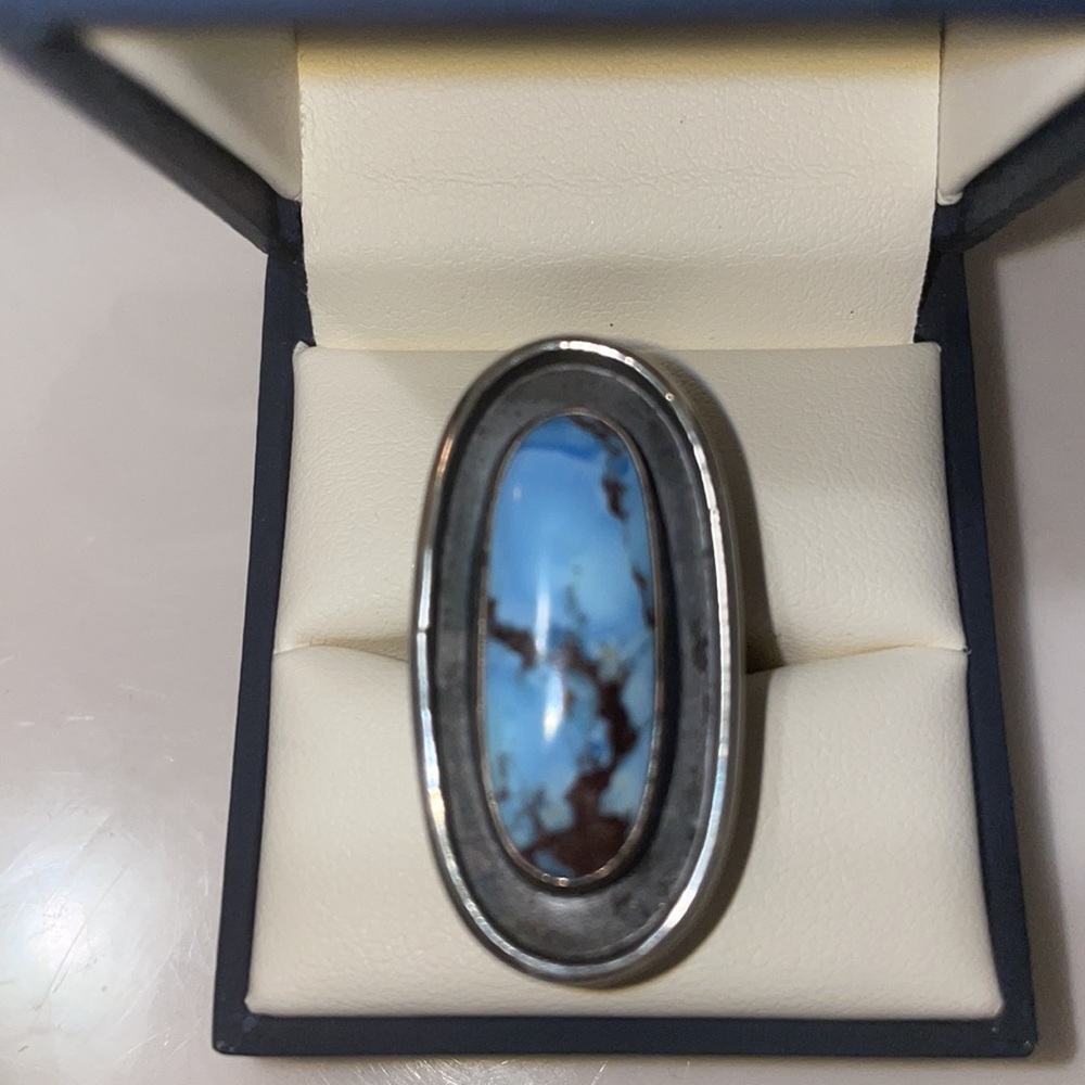 Golden Hills turquoise statement ring! - Picture 4 of 5